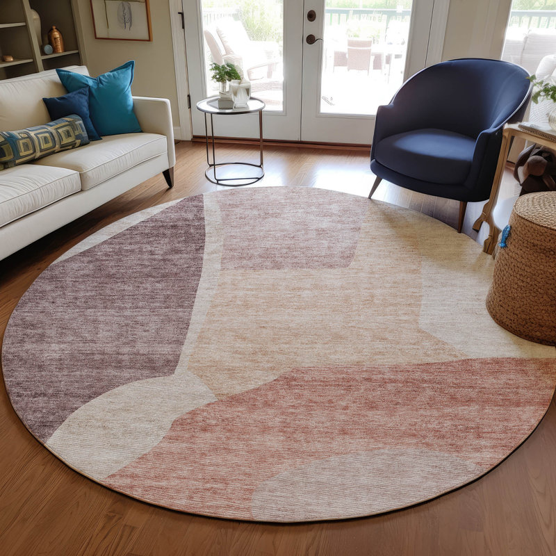 Tapis intérieur / extérieur Chrissean, Rond 8 pi