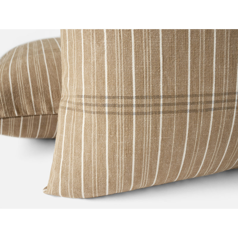 Fernwood Organic Square Pillow Cover, Chestnut