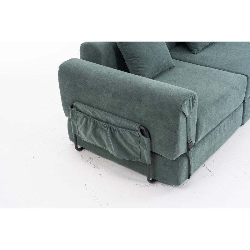 Canapé inclinable modulaire en mélange de polyester