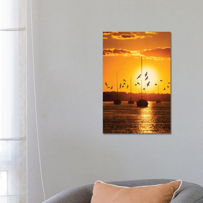 Water & Land II by PHBurchett - Wrapped Canvas Painting
