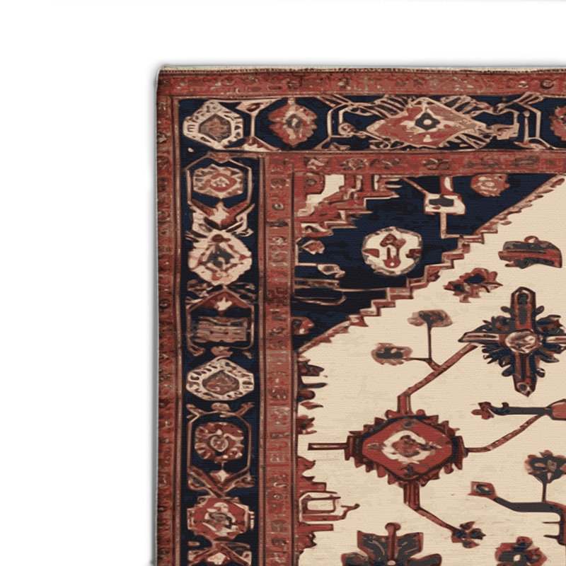 Turkish Brown Indoor and Outdoor Area Rug, Rectangle 2' x 3'