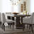 Cuzzocrea 90 " Extendable Rectangular with Solid Wood Base Dining Table
