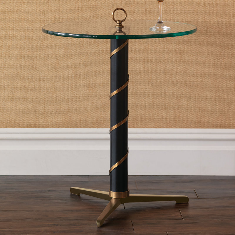 Wilmette Glass End Table