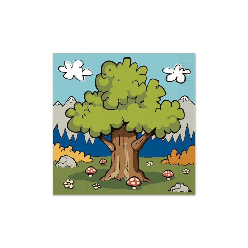 Serviettes de table Woodland Friends