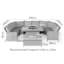 Balcom 8 Seater Rattan Sofa Set