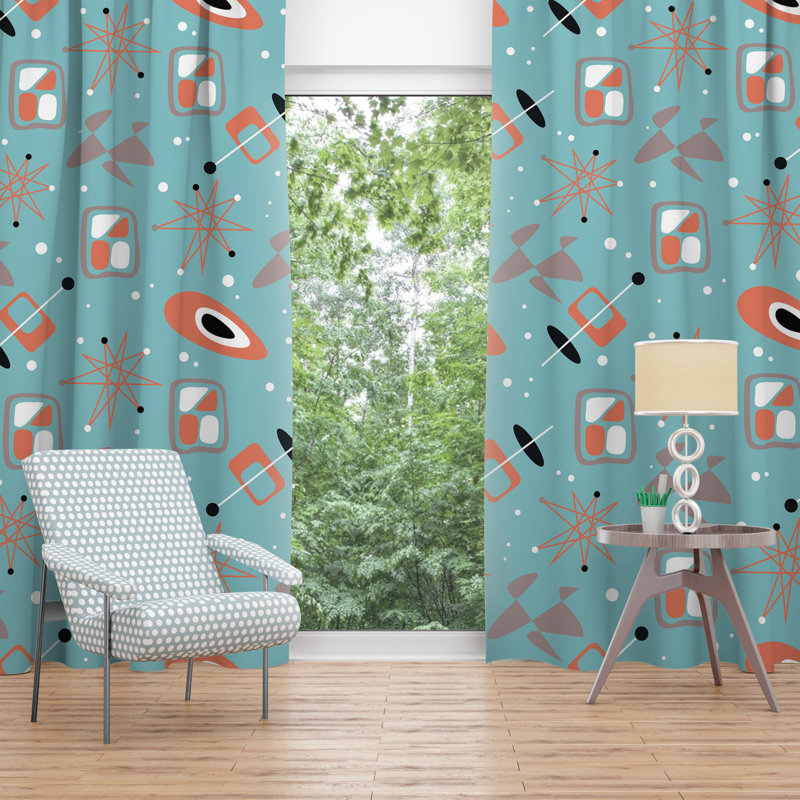 Paire de rideaux obscurcissant en polyester Charlbury, L 20 po x H 82 po
