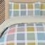 Microfiber Chequered Duvet Cover Set with Pillowcases-930505404