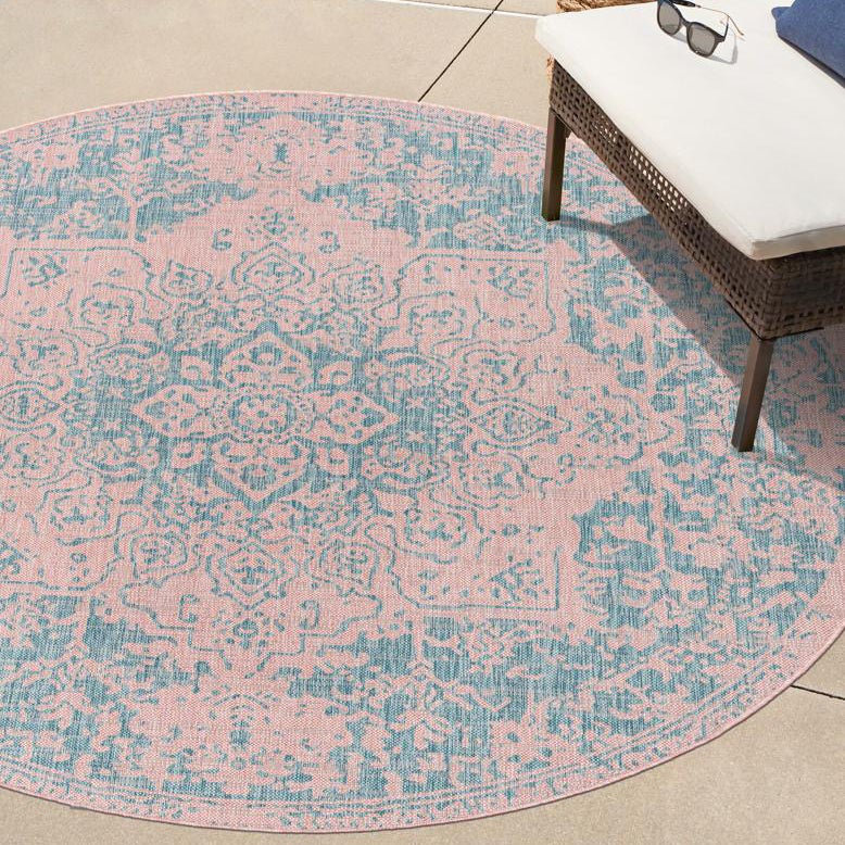 Tapis intérieur / extérieur Jill Zarin, Rond 10 pi 8 po