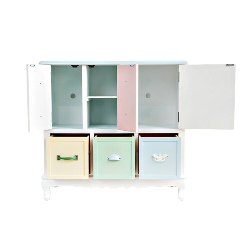 Armoire décorative de chambre à coucher de style nordique