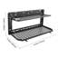 Table de hayon, pour Jeep Wrangler JL de 2019 à aujourd'hui, 100 lb, panneau rabattable à double couche en acier au carbone Molle, table de rangement de porte-bagages arrière, porte-bagages, accessoires de camping