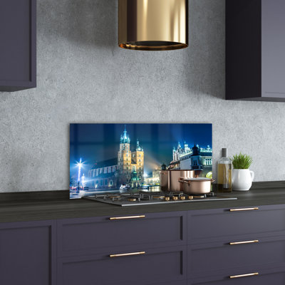 50cm W x 100cm L Glass Peel and Stick Panel