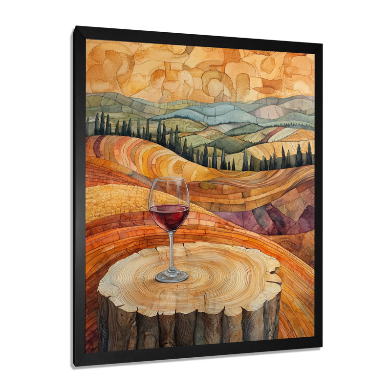Gracilyn II - paysages, art mural sur toile, Noir, H 20 po x l 12 po, Reproduction encadrée d'une seule photo