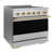 Satin Stainless Steel/Polished Gold selected