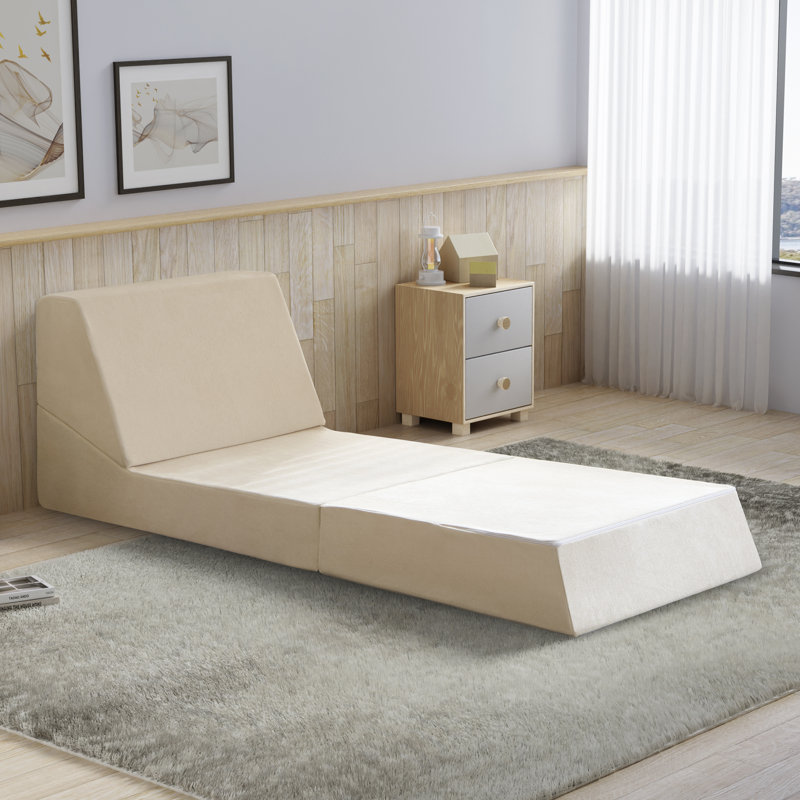 Canapé-fauteuil Boneless Ebern Designs, Beige