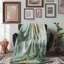 Gentle Sage Swirls - 1 Piece Premium Sherpa Blanket-101980511