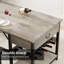 Ensemble de table de salle à manger 3 pièces pour 4 personnes, tiroir de rangement, support à vin, bancs rembourrés pour petite cuisine ou appartement