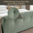 Upholstered Sleigh Bed with Side Lift up  Storage and Tufted Footboard-1524836365-1524836367