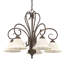 Lustre à intensité variable 5 lumières Karcher -18852411