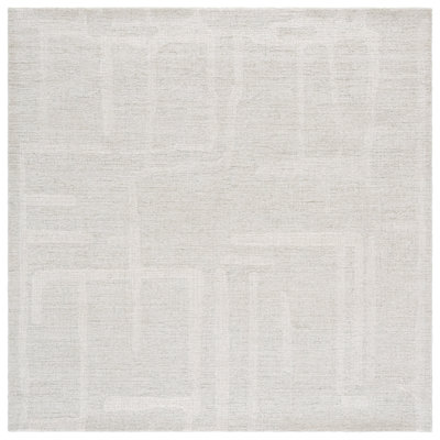 Abstract Hand-Tufted Wool Area Rug