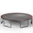 YC 16FT Trampoline Pumpkin- Black Red