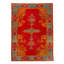 Red Antique Turkish Oushak Rug - 12"" x 16'4""