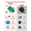 Ensemble de testeur de pression de liquide de refroidissement, kit de remplissage de vide de radiateur 28 pièces avec 4 adaptateurs, ajustement universel, ensemble de testeur de pression de système de refroidissement automobile, avec pompe à pression et remplisseur de purge en alliage d'aluminium
