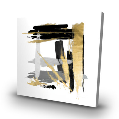 Brush strokes - 32"x32" art on canvas