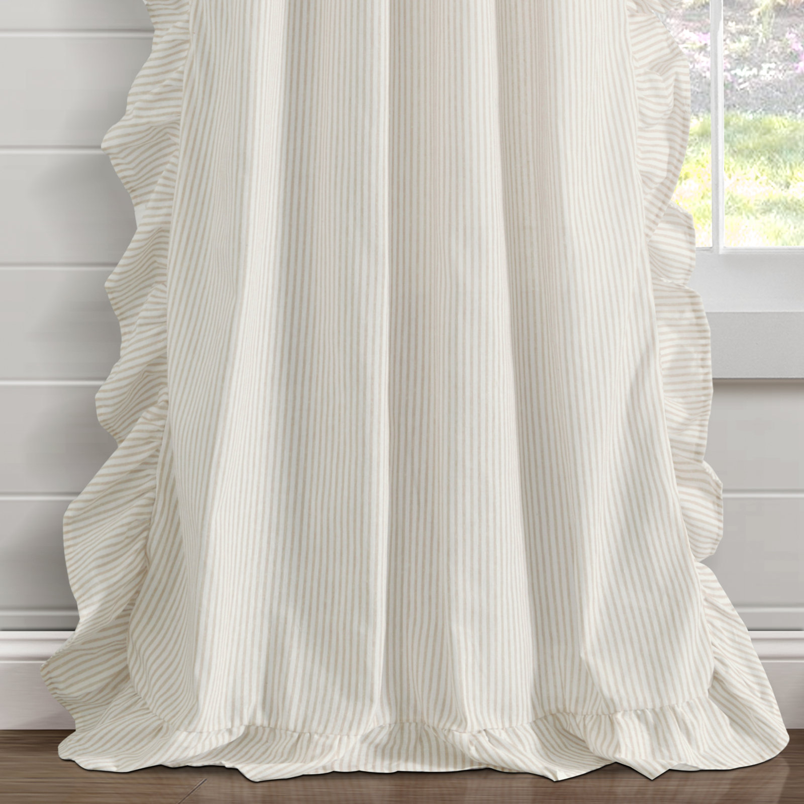 Yolandi Room Darkening Curtain, Neutral