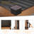 Patio Louvered Aluminum Pergola with Solar LED-104804878-104804876