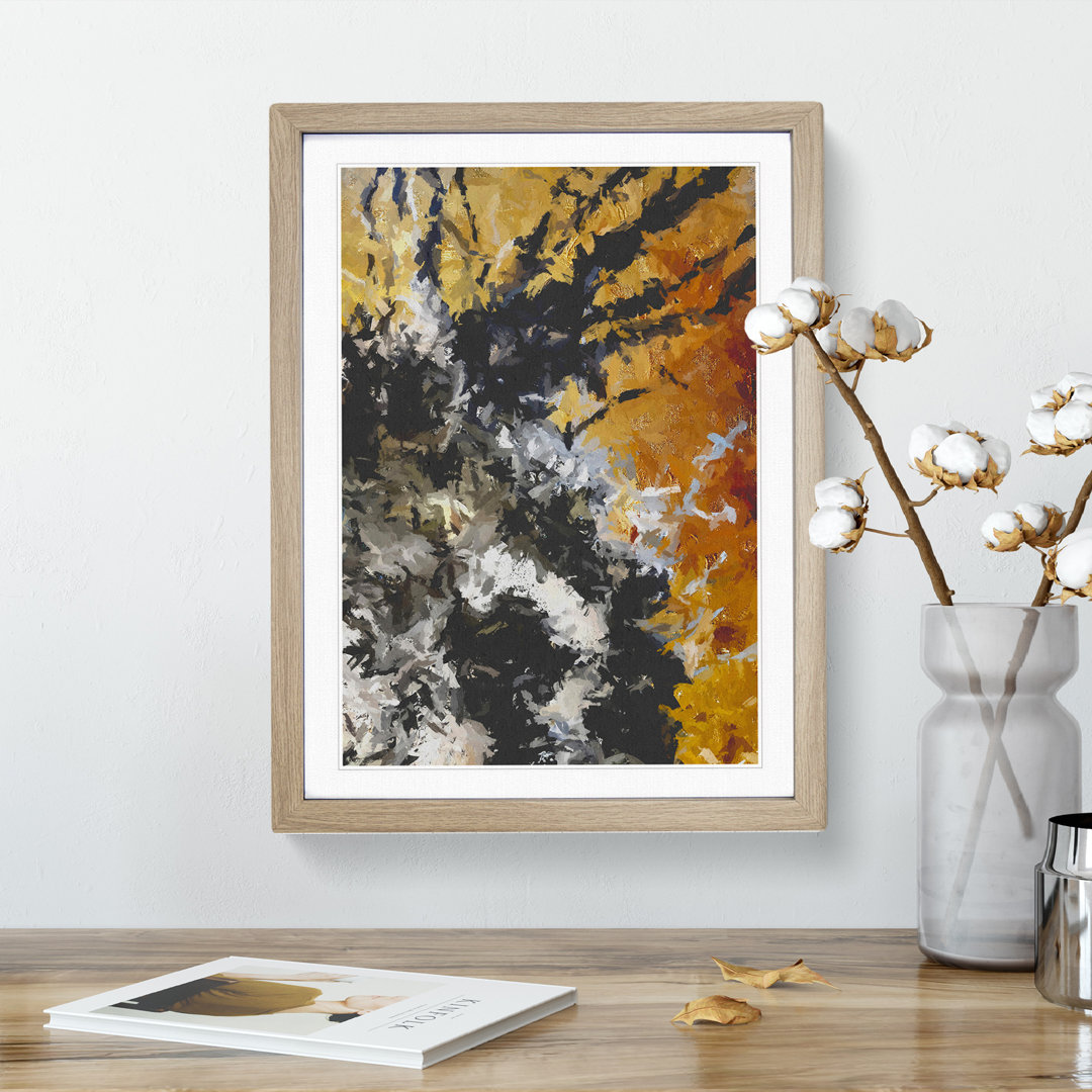 Broken Form Abstract - Wall Art