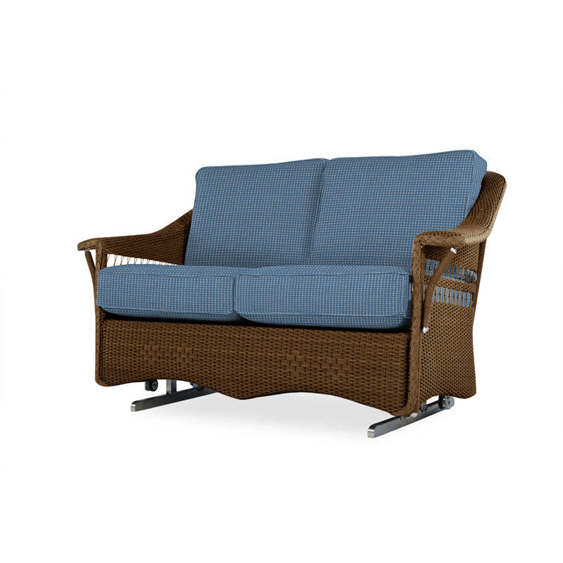 Nantucket Outdoor 2 - Seat Loveseat, Mink, Bamboo Bay Sky