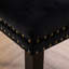 Chaises de salle à manger rembourrées en velours Contemporary-1015827007