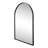 Elodie 28 in. W x 40 in. H Large Arched Aluminum Metal Framed Wall Mounted Bathroom Vanity Accent Mirror, Black-378608240-393421925
