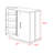 Pinevalley 24'' Wide 11 - Shelf Media Storage with Cable Management-731103671