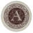 Ophelia & Co. 4 Pack Monogram Sandstone Coasters in Bronze Iron Ram Coaster Holder-1409607766