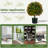 22'' Faux Boxwood Tree in Pot