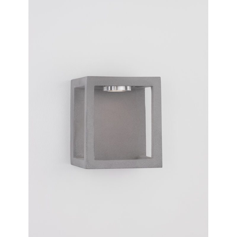 Grey Integrated LED Outdoor Flush Mount