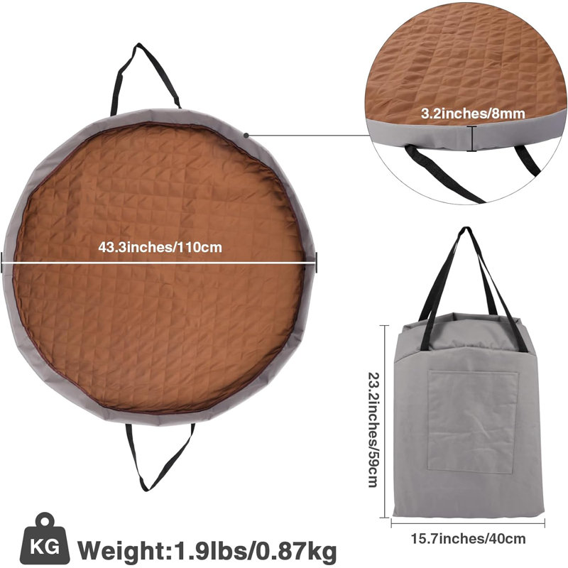 REDCAMP Cotton Pet Bed