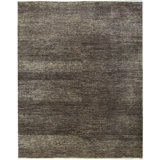 Hand-Knotted High-Quality Brown and Ivory Area Rug