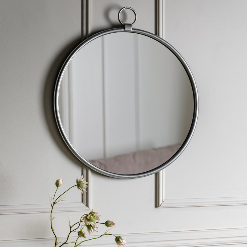 Ejona Metal Flat Wall Mirror