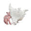 Figurine réaliste de crabe ermite avec coquille blanche-181010305-181010310