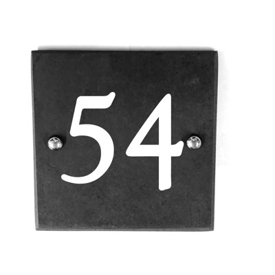 Wolfeboro 15cm H Slate House Number