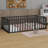 Haryuvraj Floor Bed Frame with Fence and Door-1698535051-1698535050