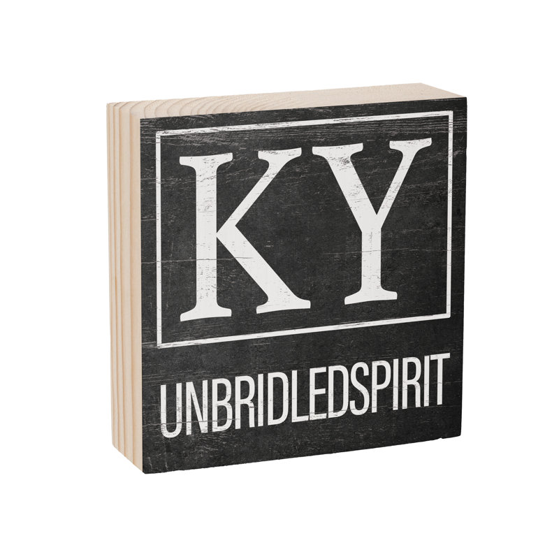 State Wood Plock Kentucky 6 x 6 po