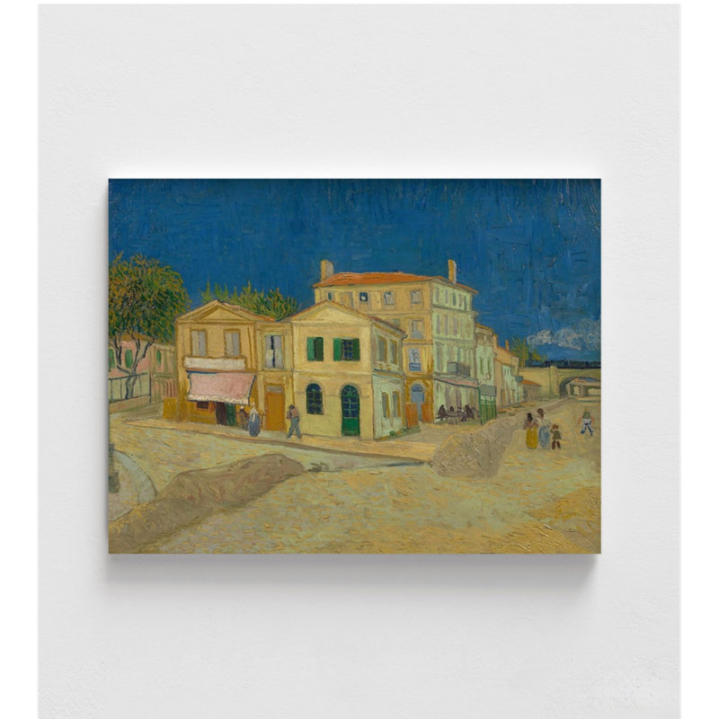 La maison jaune par Vincent Van Gogh, décoration murale maison, impression de maison Van Gogh, maison de style Van Gogh, reproduction d'art maison jaune, art célèbre de Van Gogh