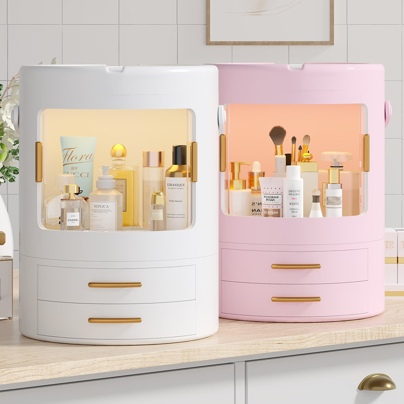 Boîte de rangement pour parfum rose, Rose