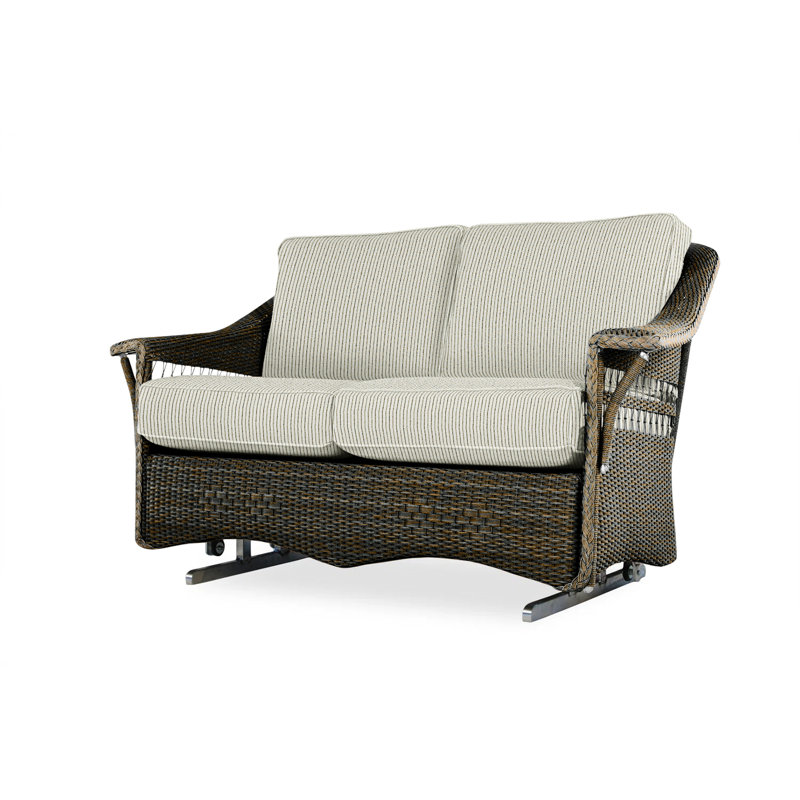 Nantucket Outdoor 2 - Seat Loveseat, Mink, Bamboo Bay Sky