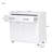 Two Door Side Table-White