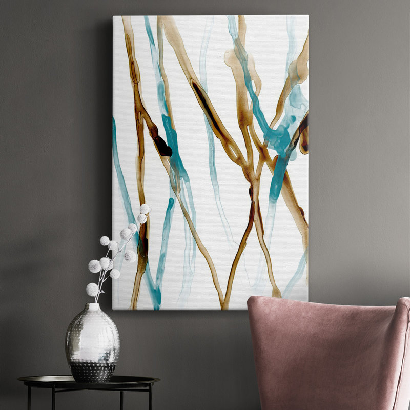 Runnel XVII - Impression sur toile tendue, H 36 po x l 24 po x P 1,5 po