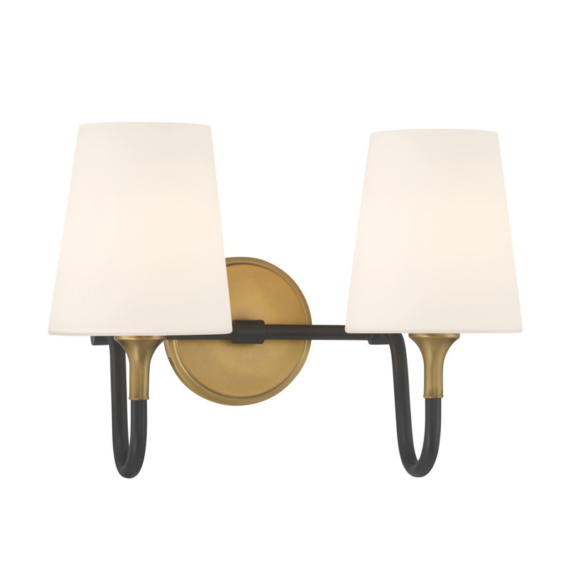 Meuble-lavabo 2 lumières 15 po Brienne, H 10,75 po x l 15 po x P 9 po, Deux lumières